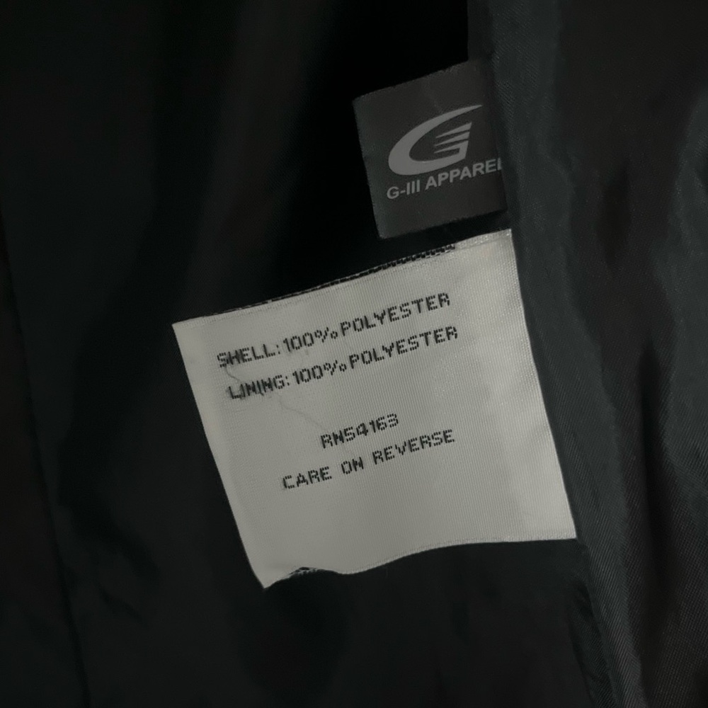 Kenneth Cole Black Rain Jacket - Picture 6 of 7
